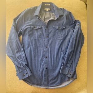 Express Men’s Blue Button-Down Shirt
